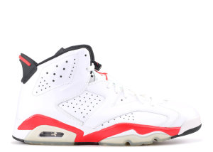 Jordan  6 Retro Infrared Pack White White/Infrared-Black (384664-103)