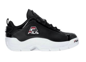 Fila  Grant Hill 2 Low Black White Black/White-Fila Red (1BM00609-014)