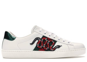 Gucci  Ace Embroidered Snake White (456230 A38G0 9064)