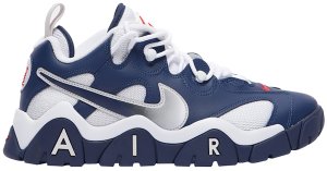 Nike  Air Barrage Low USA (2020) Midnight Navy/White-University Red-Metallic Silver (CN0060-400)