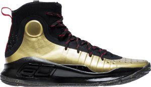 Under Armour  Curry 4 Shoe Palace 25th Anniversary Black/Gold-Red (3022393-001)