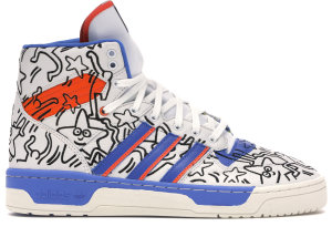 adidas  Rivalry Hi Keith Haring Crystal White/Blue/Orange (EE9296)