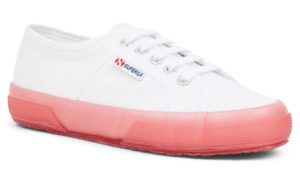 Superga 2750 Cotu Transparent Sole White Pink Extase (s25027)