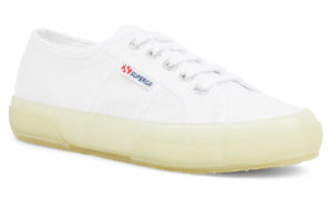 Superga 2750 Cotu Transparent Sole White Green Lt (s25128)