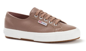 Superga 2750 Nappa Lea Rose Burlwood (s24700)