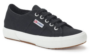 Superga 2750 Plus Cotu Black Fwhite (s26646)