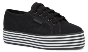 Superga 2790 Multicolour Cotu Black black White Stripe (s25160)