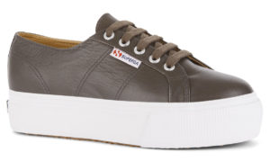 Superga 2790 Nappa Lea Black Olive (s24376)