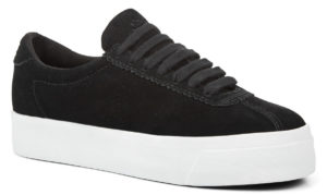 Superga 2854 Club 3 Suede Black White (s24769)