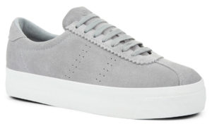 Superga 2854 Club 3 Suede Grey Lt White (s24778)