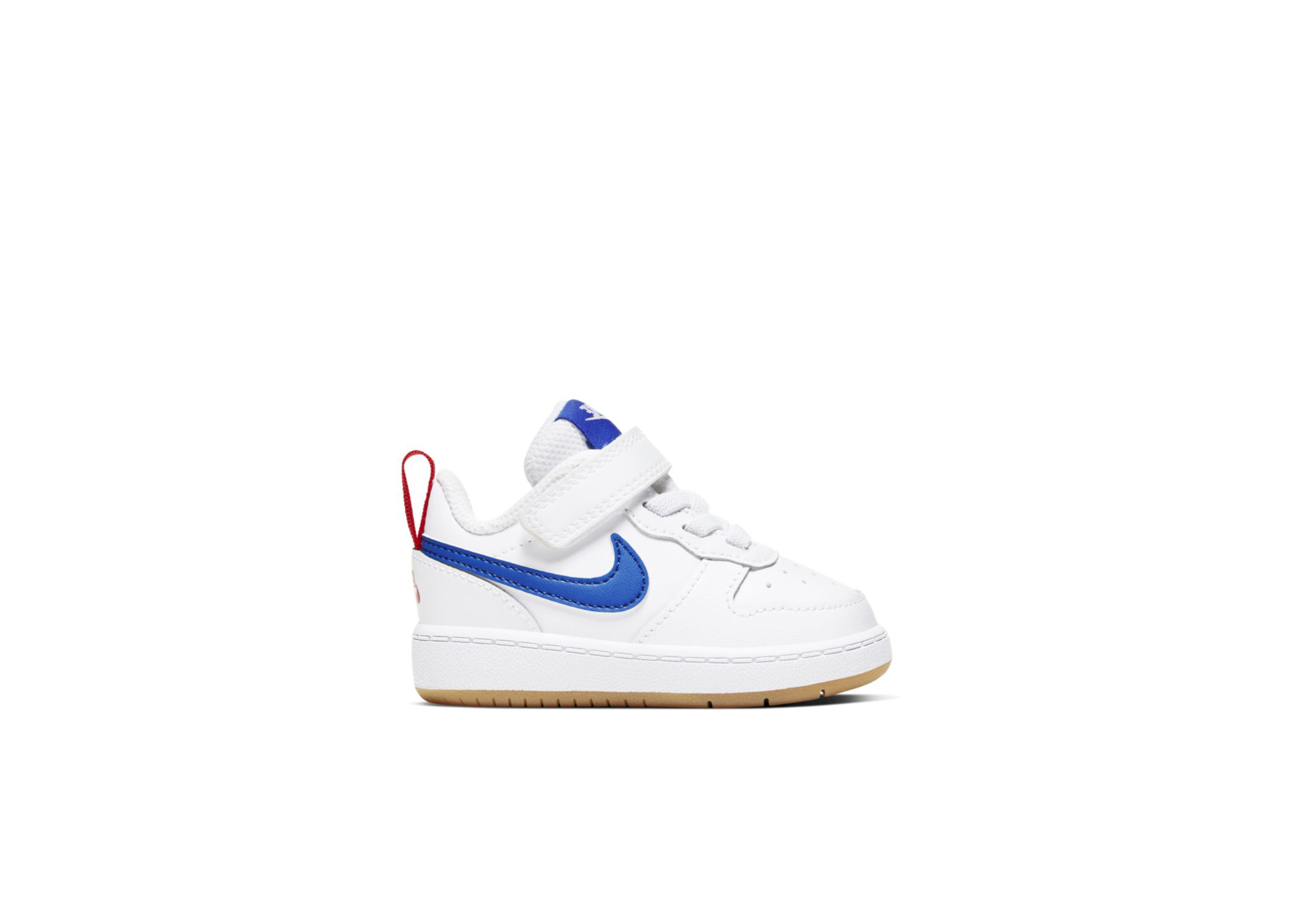 Nike Court Borough Low 2 White Pacific Blue Td White University Red Gum Light Brown Bq5453 109