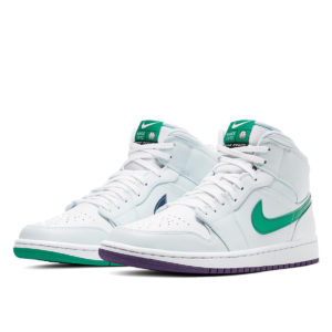 Jordan  1 Mid Pregame Pack Mindfulness Luka Doncic White/Green-Purple (CW5853-100)