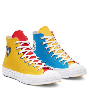 Converse  Chuck Taylor All-Star 70s Hi Golf Wang Tripanel Blue/Yellow-Red (169910C)