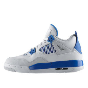 Air Jordan Nike AJ 4 IV Retro Military Blue 2012 (GS) (408452-105)