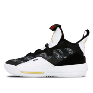 Jordan  XXXIII Camo Black/Metallic Gold-White-University Red (AQ8830-016)