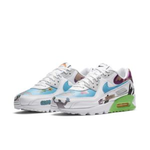 Nike  Air Max 90 Flyleather Ruohan Wang Multi-Color/Multi-Color (CZ3992-900)