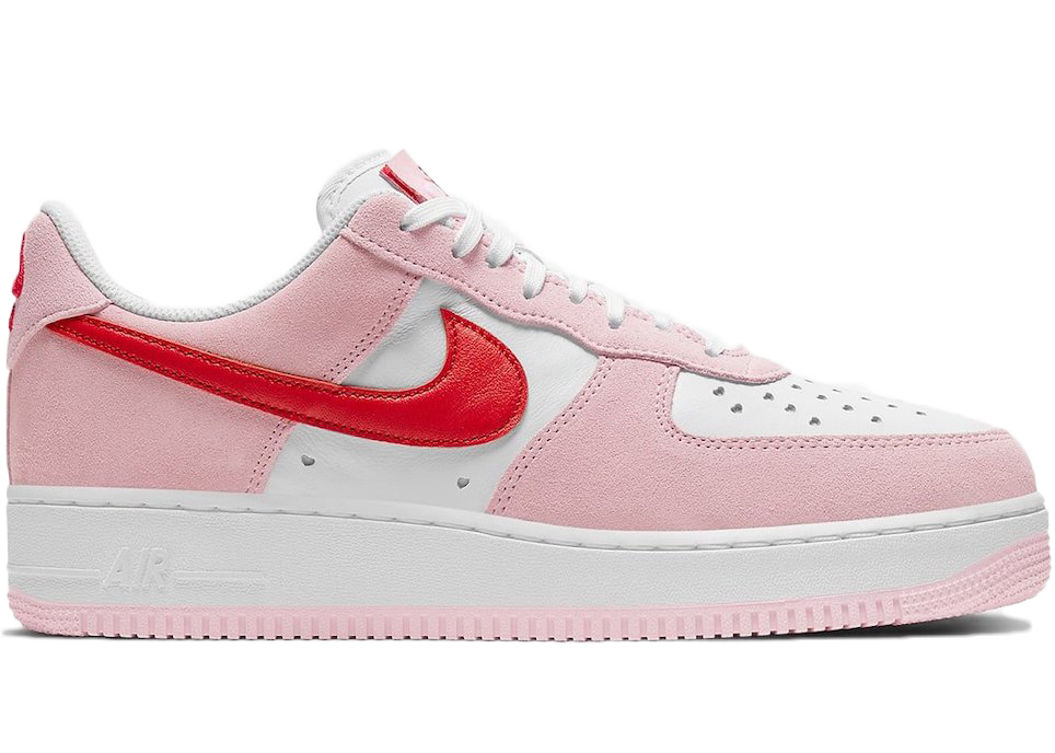 Nike Air Force 1 07 QS Valentine's Day Love Letter Tulip Pink ...