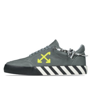 Off-White  Low Vulc Grey Green Fluo AW20 Grey/Green (OMIA085F20LEA0040970)